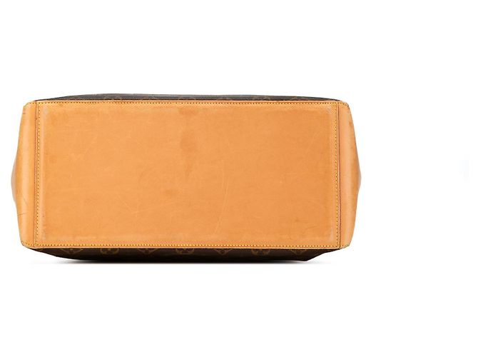 Borsa tote Cabas Mezzo in monogramma Louis Vuitton marrone - vista 4