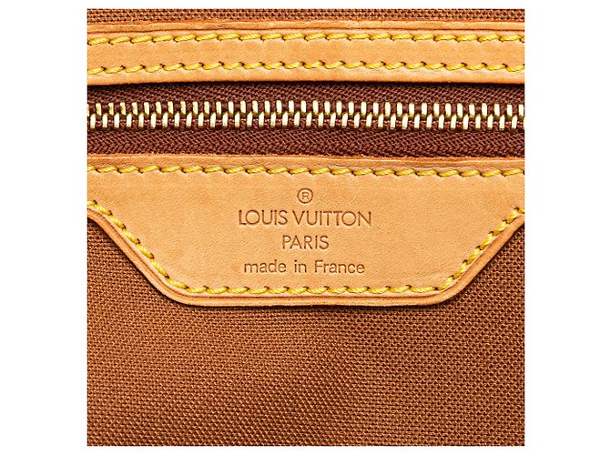 Borsa tote Cabas Mezzo in monogramma Louis Vuitton marrone - vista 6