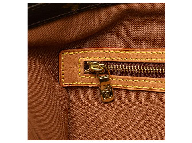 Borsa tote Cabas Mezzo in monogramma Louis Vuitton marrone - vista 8