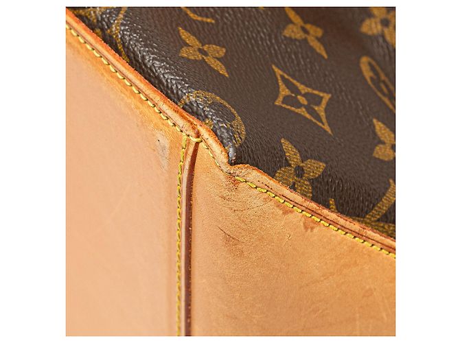 Borsa tote Cabas Mezzo in monogramma Louis Vuitton marrone - vista 9