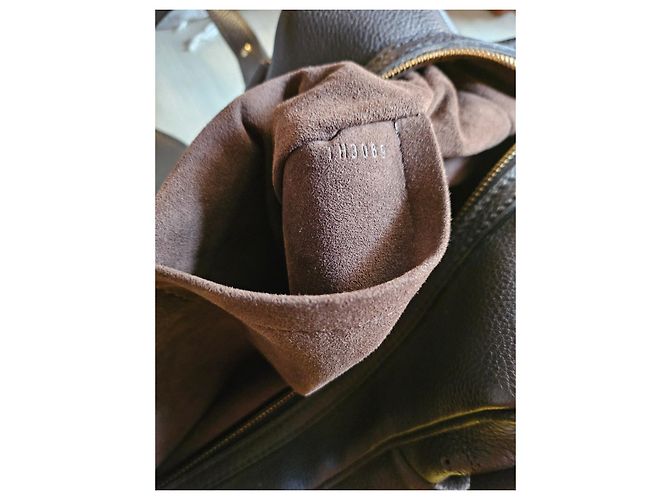 Mahina Babylone Borsa Tote Louis Vuitton Mahina in Pelle Marrone Cioccolato Marrone scuro - vista 8