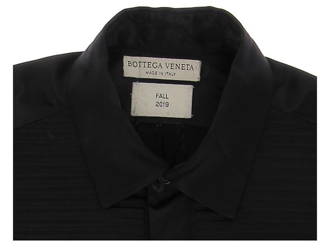 Bottega Veneta top T.FR 38 seda Negro - vista 5