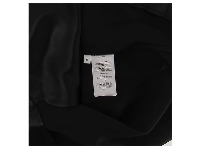 Bottega Veneta top T.FR 38 seda Negro - vista 6