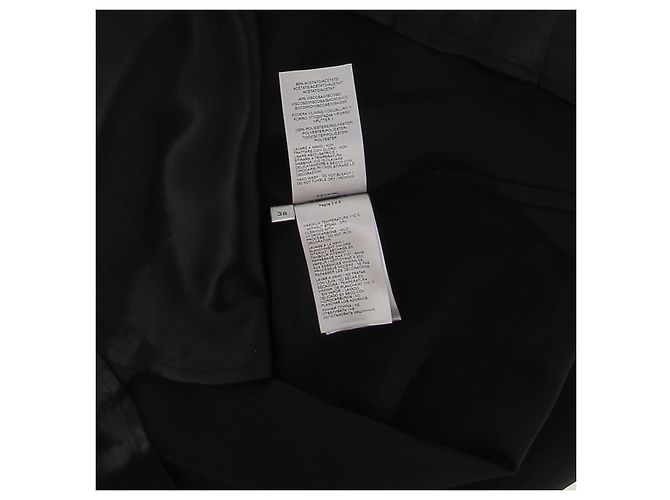 Bottega Veneta top T.FR 38 seda Negro - vista 7