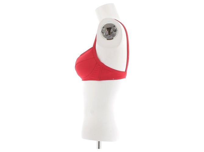 Bañador Hermès T.FR 38 Poliéster Roja - vista 4