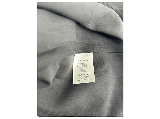 Autre Marque Nicht signierte Kleider / Unsigned T.US 10 Baumwolle Schwarz - Ansicht 6