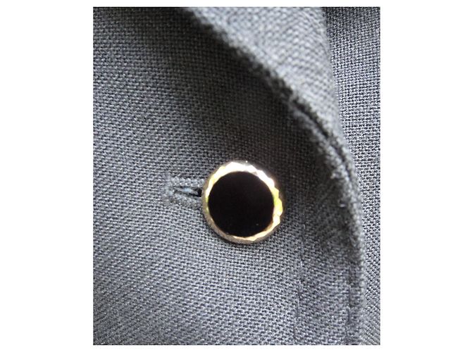 inconnue Black Cotton Polyester Jacket Size 38 - view 3