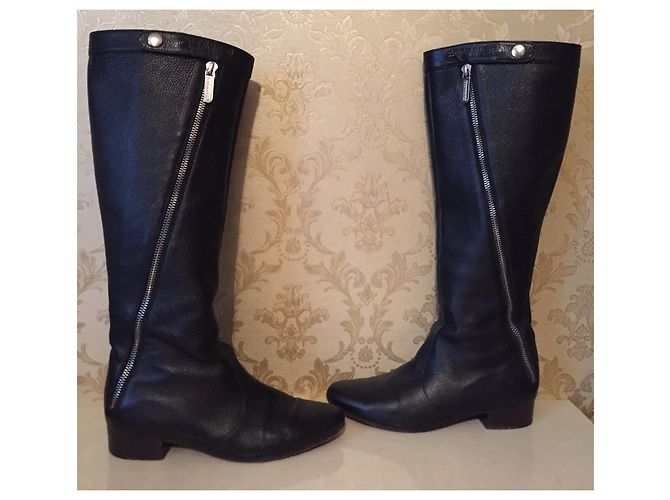 Botas Chanel de piel negra Negro - vista 14