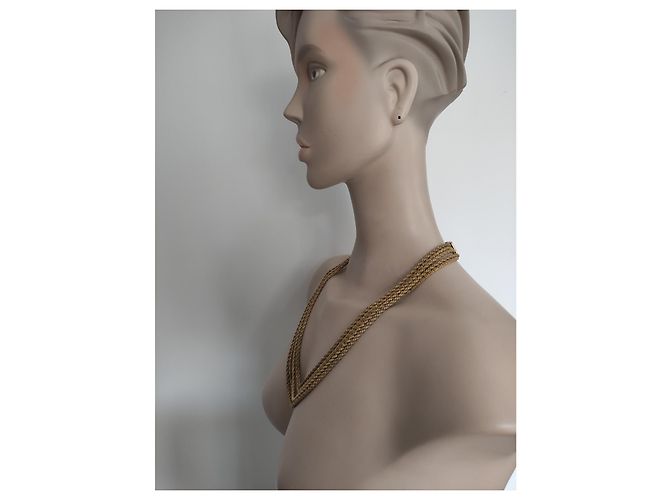 Autre Marque Collar Grossé de cinco hilos en oro Dorado - vista 5