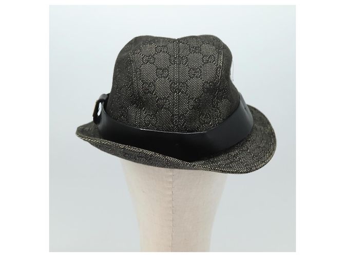 GUCCI GG Canvas Hut S Schwarz Auth am6440 - Ansicht 3