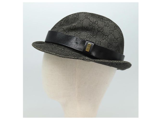 GUCCI GG Canvas Hut S Schwarz Auth am6440 - Ansicht 4