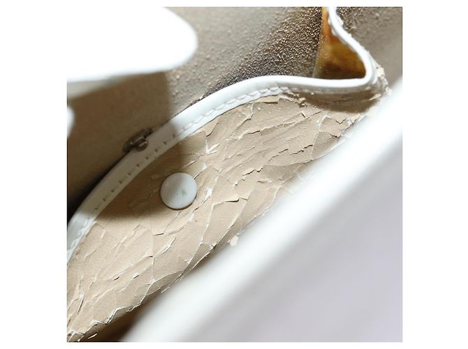 Borsa a corpo in pelle bianca GUCCI Auth ar12042 Bianco - vista 11