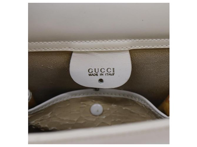 Borsa a corpo in pelle bianca GUCCI Auth ar12042 Bianco - vista 18
