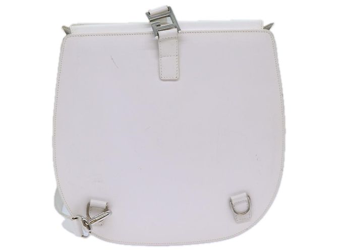 Borsa a corpo in pelle bianca GUCCI Auth ar12042 Bianco - vista 2