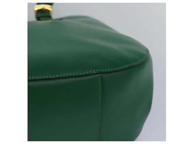 Céline CELINE Schultertasche aus Leder Grün Gold Authentisch 81640 Golden - Ansicht 14
