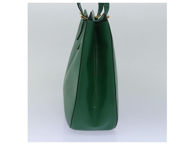 Céline CELINE Schultertasche aus Leder Grün Gold Authentisch 81640 Golden - Ansicht 3