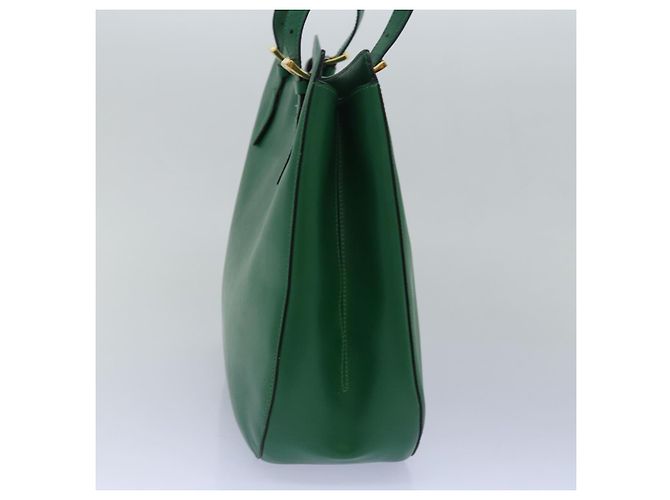 Céline CELINE Schultertasche aus Leder Grün Gold Authentisch 81640 Golden - Ansicht 4