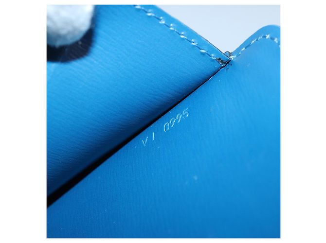 LOUIS VUITTON Borsa a Spalla Capuchin Epi Blu M52345 LV Auth 82383 - vista 12
