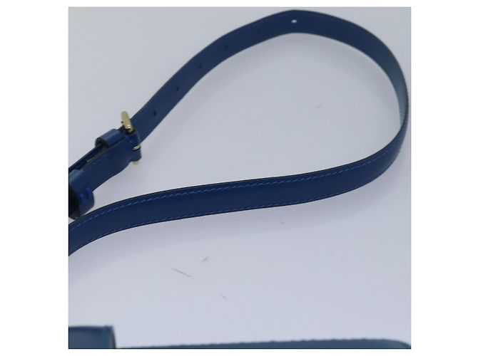 LOUIS VUITTON Borsa a Spalla Capuchin Epi Blu M52345 LV Auth 82383 - vista 14