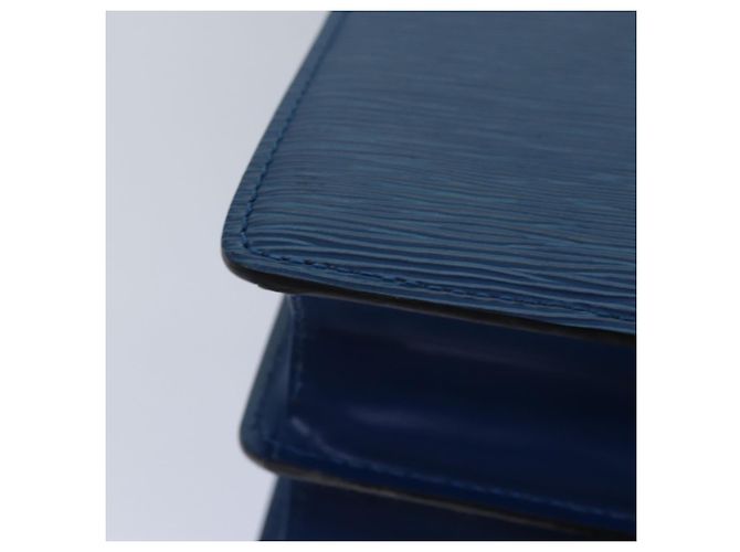 LOUIS VUITTON Borsa a Spalla Capuchin Epi Blu M52345 LV Auth 82383 - vista 16