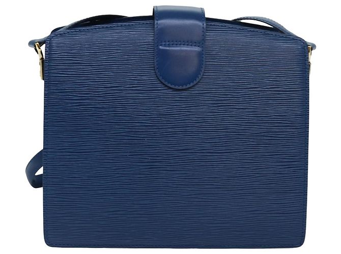 LOUIS VUITTON Borsa a Spalla Capuchin Epi Blu M52345 LV Auth 82383 - vista 2