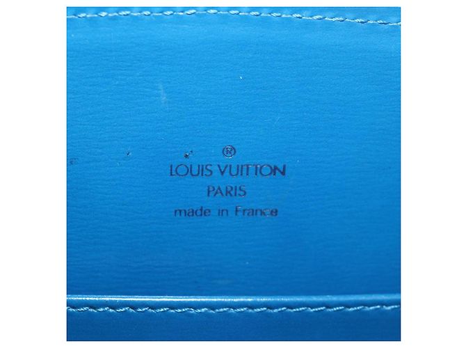 LOUIS VUITTON Borsa a Spalla Capuchin Epi Blu M52345 LV Auth 82383 - vista 20