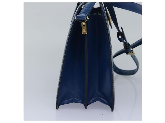 LOUIS VUITTON Borsa a Spalla Capuchin Epi Blu M52345 LV Auth 82383 - vista 3