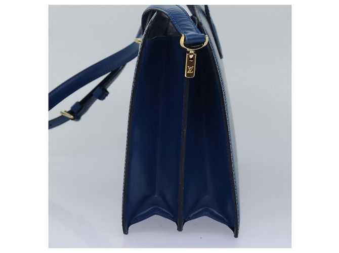 LOUIS VUITTON Borsa a Spalla Capuchin Epi Blu M52345 LV Auth 82383 - vista 4