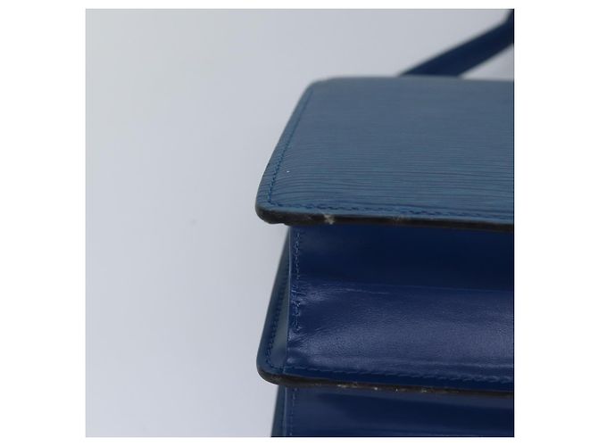 LOUIS VUITTON Borsa a Spalla Capuchin Epi Blu M52345 LV Auth 82383 - vista 8