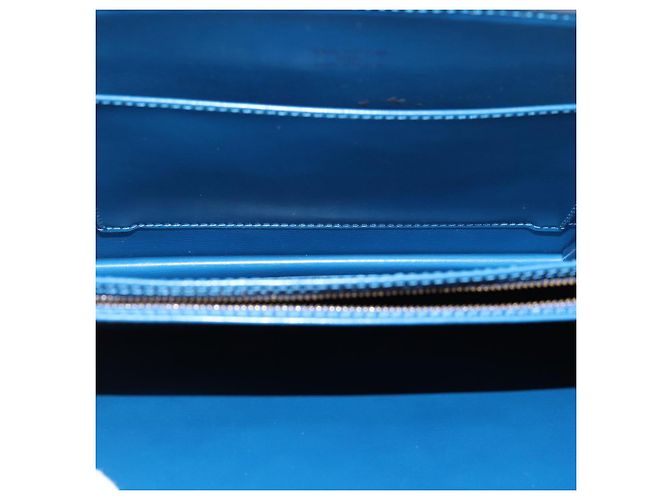 LOUIS VUITTON Borsa a Spalla Capuchin Epi Blu M52345 LV Auth 82383 - vista 9
