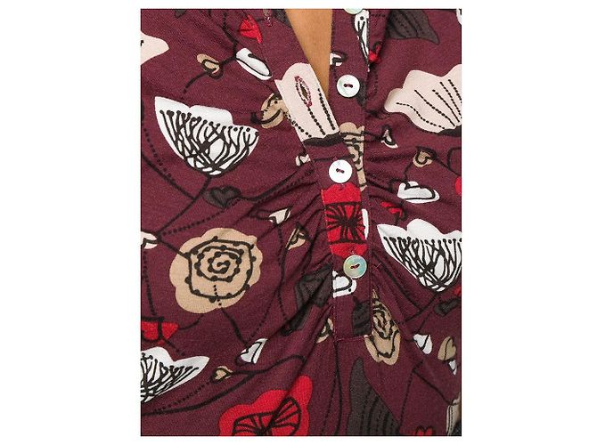Camisa polo burdeos Salvatore Ferragamo - vista 5