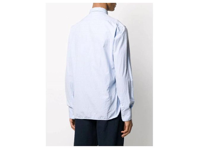 Gianfranco Ferré Light Blue Cotton Shirt Light brown - view 3