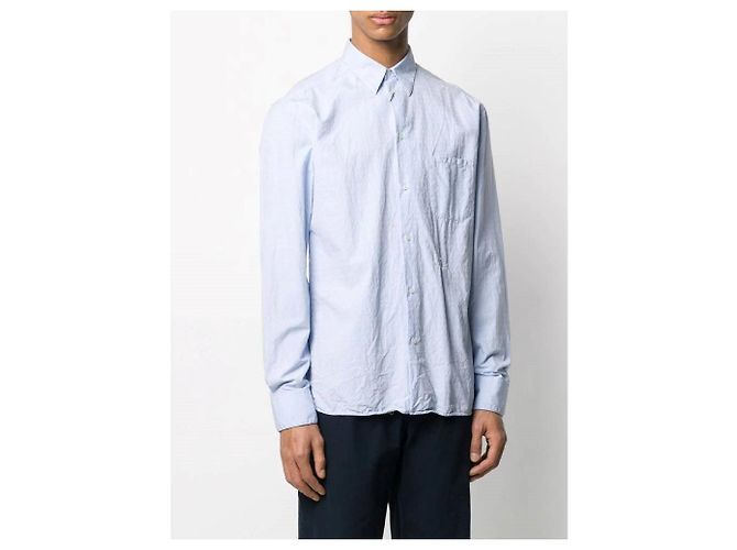 Gianfranco Ferré Light Blue Cotton Shirt Light brown - view 4