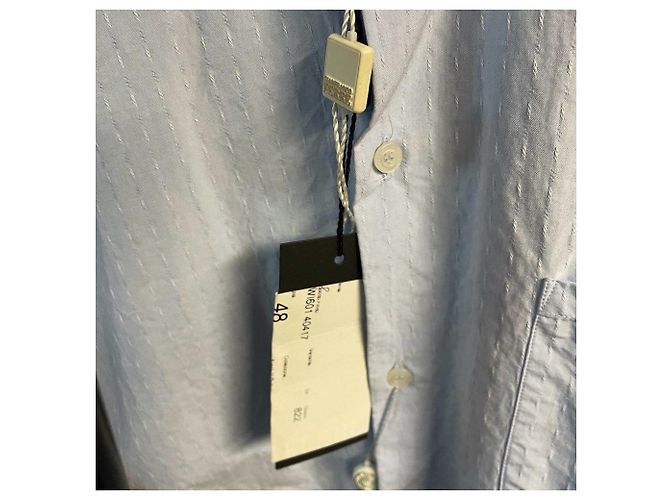 Gianfranco Ferré Light Blue Cotton Shirt Light brown - view 7