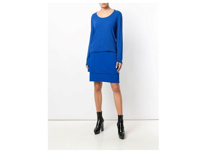Blusa Azul Eléctrico Versace - vista 2