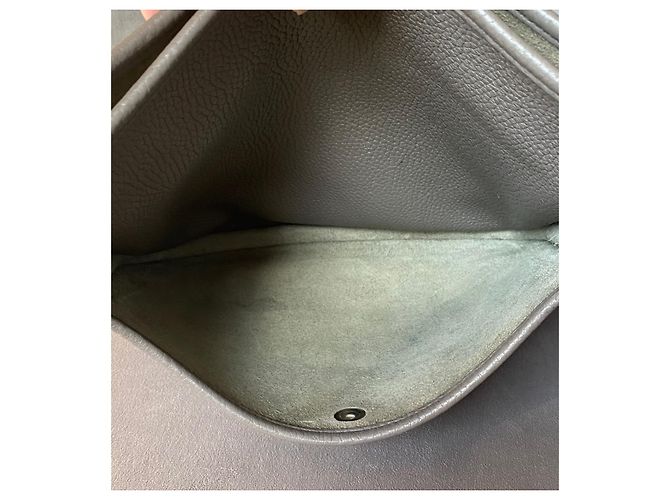 Borsa Hermès Evelyne 29 PM Etoupe Pelle Taurillon Clemence - vista 11
