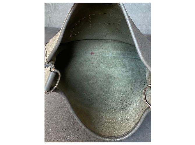 Borsa Hermès Evelyne 29 PM Etoupe Pelle Taurillon Clemence - vista 12