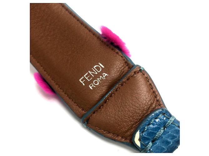 Fendi 8AV077 Catena/Portafoglio a Spalla Bianco - vista 3