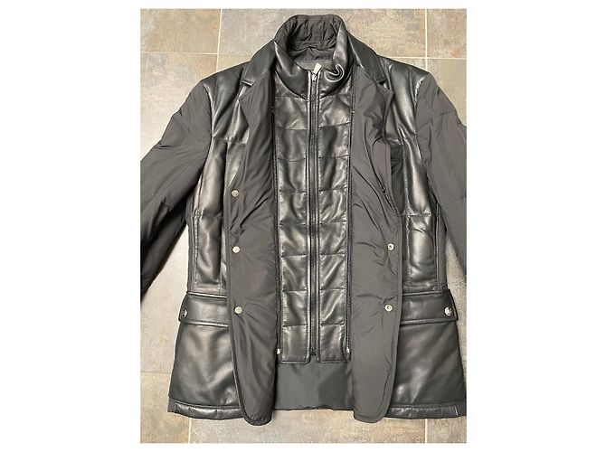 Corneliani Jacke aus Lammleder Schwarz - Ansicht 2