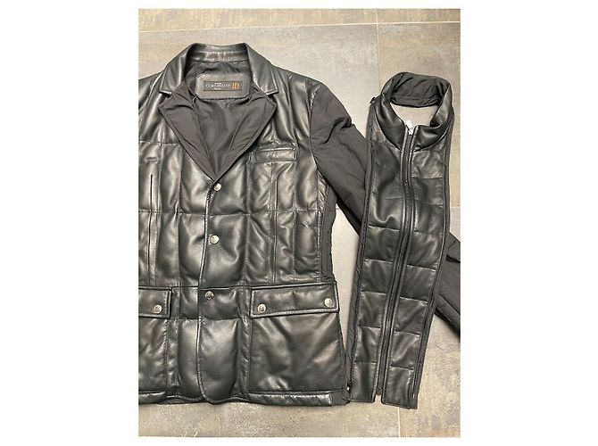 Corneliani Jacke aus Lammleder Schwarz - Ansicht 4