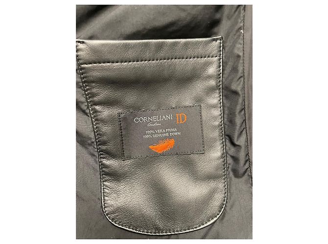 Corneliani Jacke aus Lammleder Schwarz - Ansicht 7