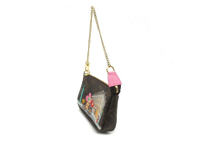 Pochette Accessoires Vivienne di Louis Vuitton Marrone - vista 4