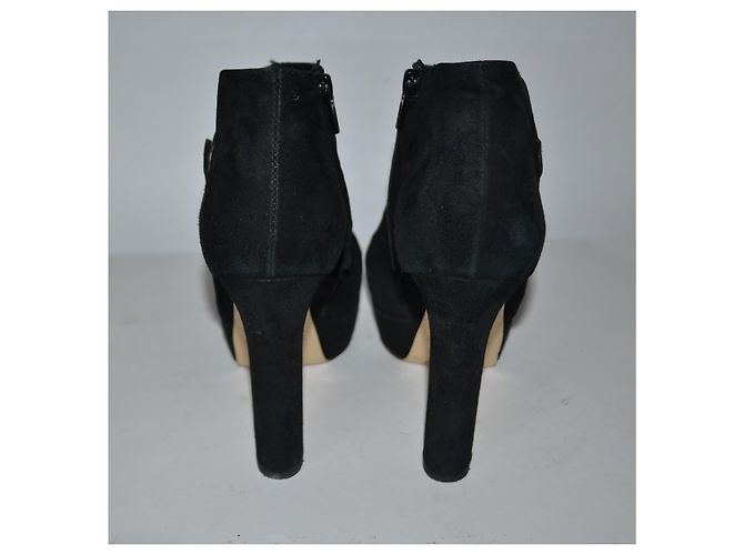 Botines Twin Set de ante negro - vista 3