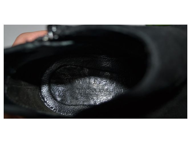 Botines Twin Set de ante negro - vista 5