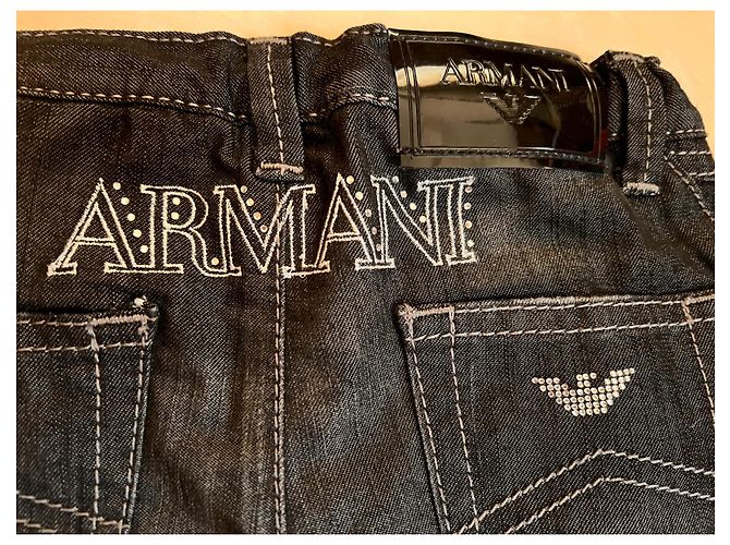 Armani Baby Jeans Mädchen schwarz Denim - Ansicht 2
