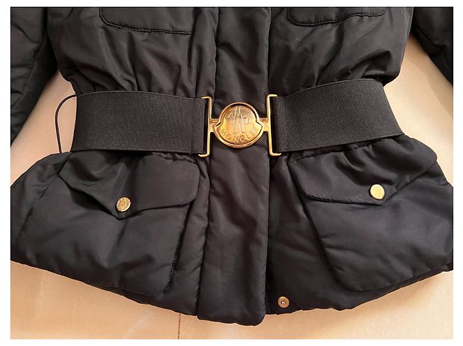 Chaqueta Moncler con capucha oculta negra Negro - vista 11