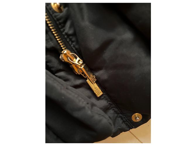 Chaqueta Moncler con capucha oculta negra Negro - vista 12