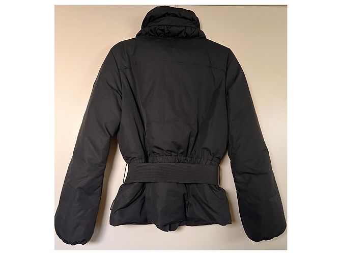 Chaqueta Moncler con capucha oculta negra Negro - vista 2