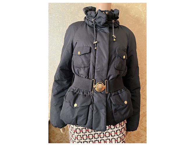 Chaqueta Moncler con capucha oculta negra Negro - vista 3