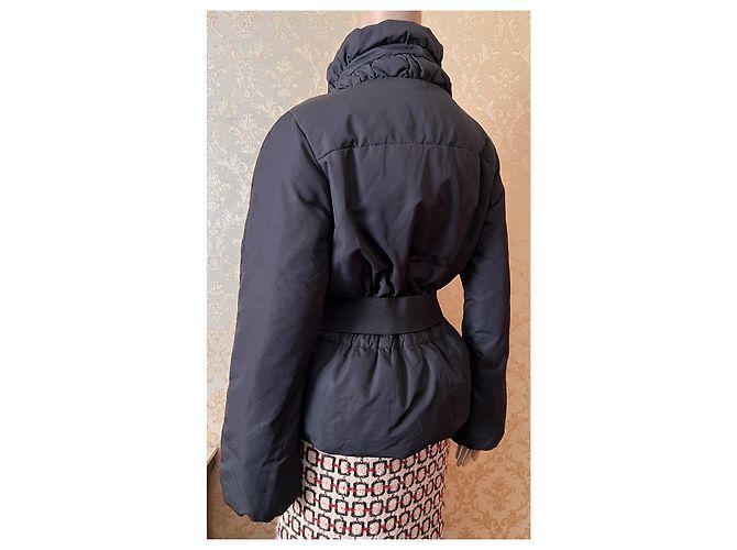 Chaqueta Moncler con capucha oculta negra Negro - vista 5